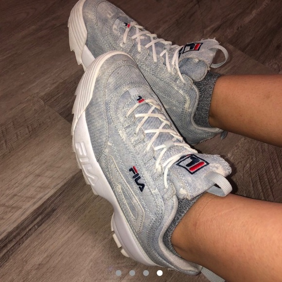 Denim Fila Disruptors - Picture 4 of 4